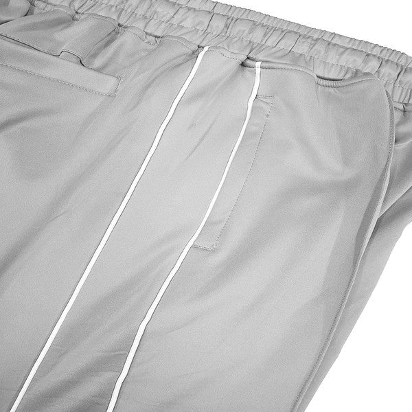 Mens Side Pipe Stacked Flare Pants - Blu Lotus Boutique