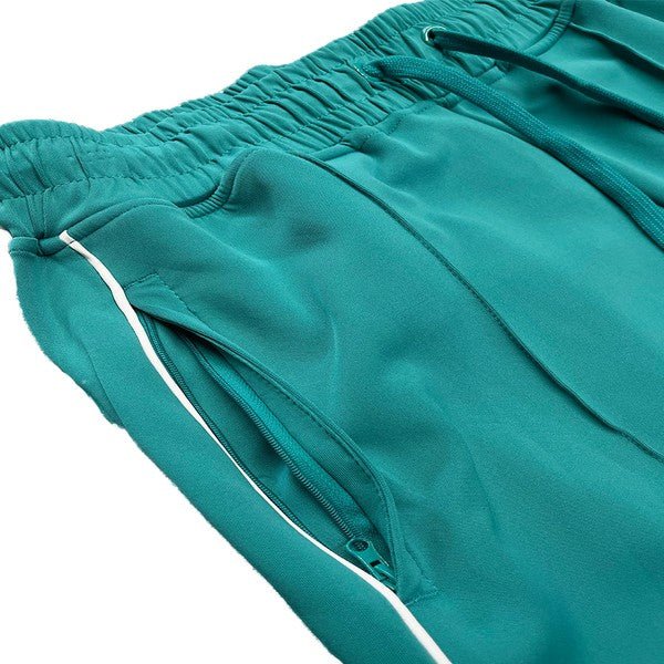 Mens Side Pipe Stacked Flare Pants - Blu Lotus Boutique