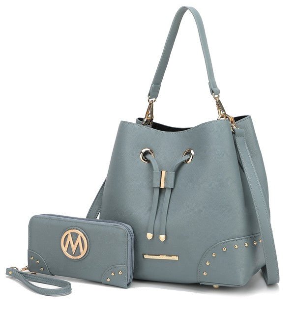 MKF Solid Bella Bucket - Blu Lotus Boutique