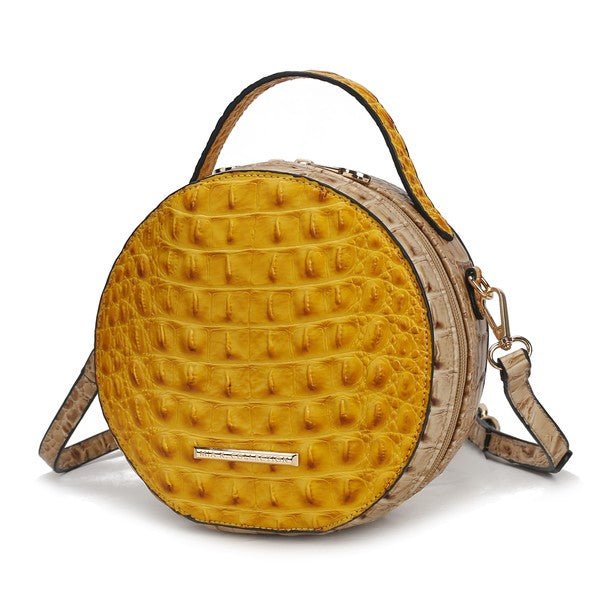 MKF Ynnari Croc - Embossed Crossbody Bag by Mia K. - Blu Lotus Boutique