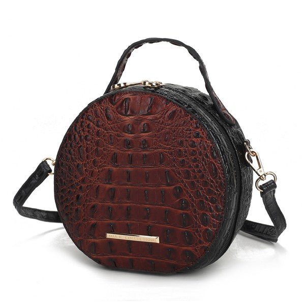 MKF Ynnari Croc - Embossed Crossbody Bag by Mia K. - Blu Lotus Boutique