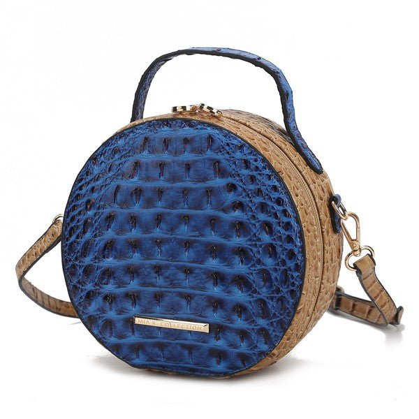 MKF Ynnari Croc - Embossed Crossbody Bag by Mia K. - Blu Lotus Boutique