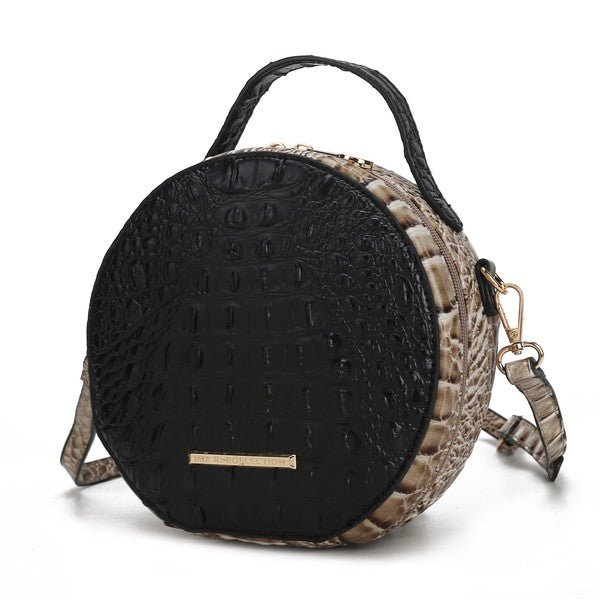 MKF Ynnari Croc - Embossed Crossbody Bag by Mia K. - Blu Lotus Boutique