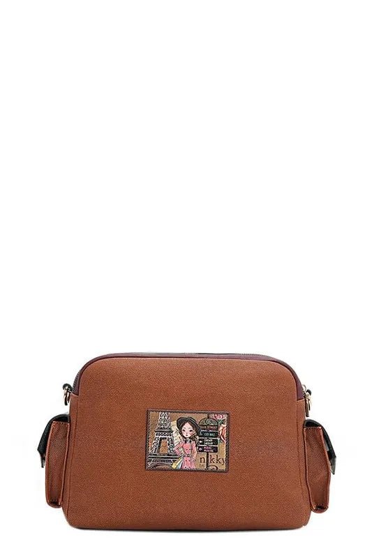 Nicole Lee USA Multi Pocket Messenger Bag - Blu Lotus Boutique