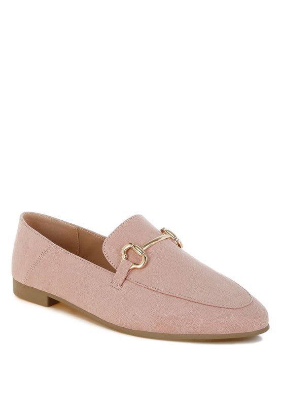 Noltas Horsebit Embellished Flat Loafers - Blu Lotus Boutique