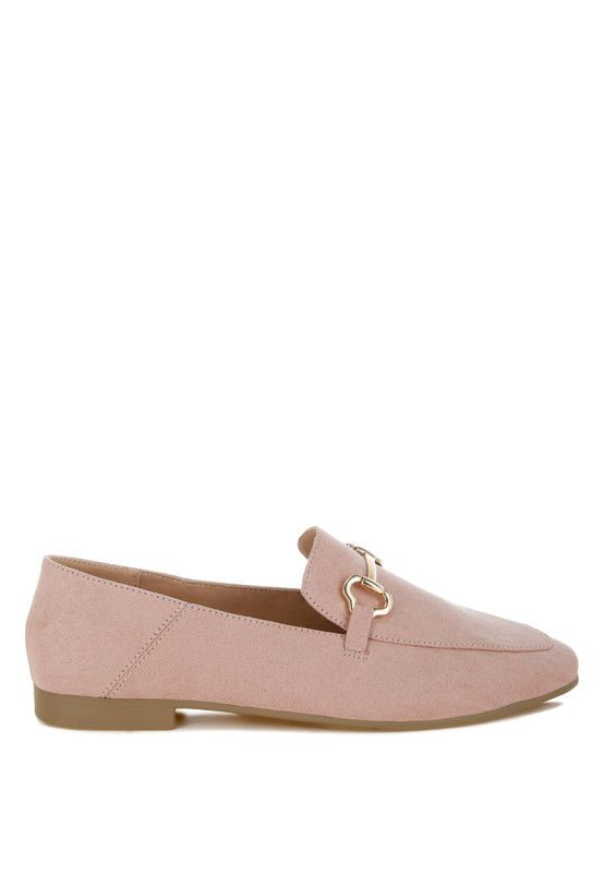 Noltas Horsebit Embellished Flat Loafers - Blu Lotus Boutique