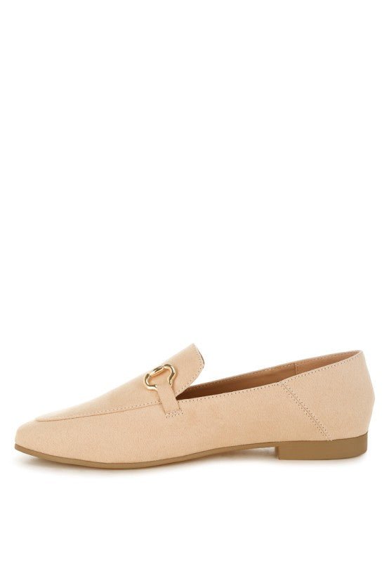 Noltas Horsebit Embellished Flat Loafers - Blu Lotus Boutique