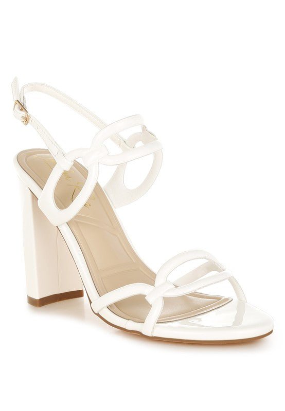 Nyjah Cut Out Chain Sandals - Blu Lotus Boutique