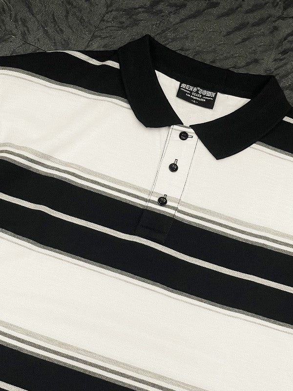 Old School Pique Polo Shirt - Blu Lotus Boutique