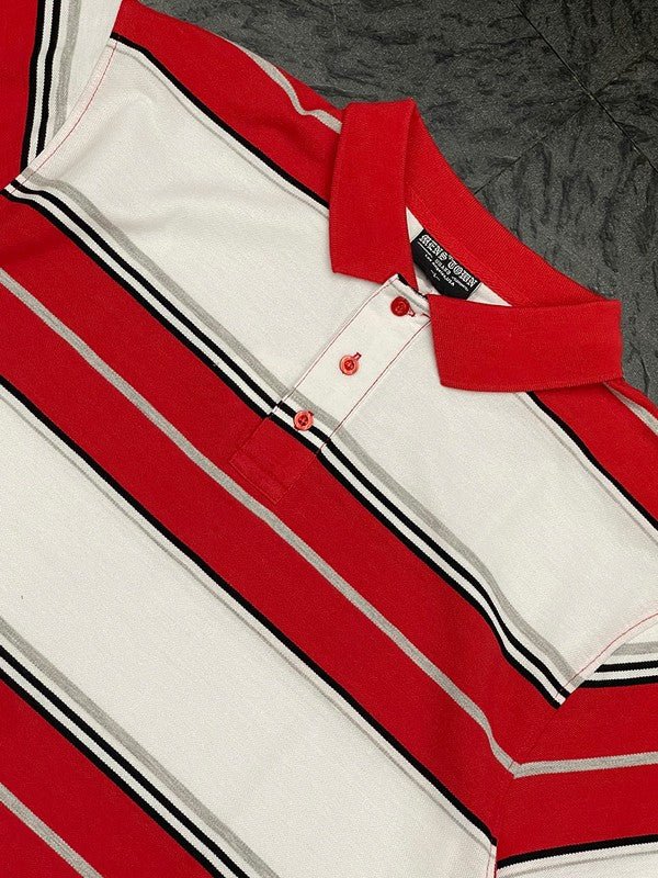 Old School Pique Polo Shirt - Blu Lotus Boutique