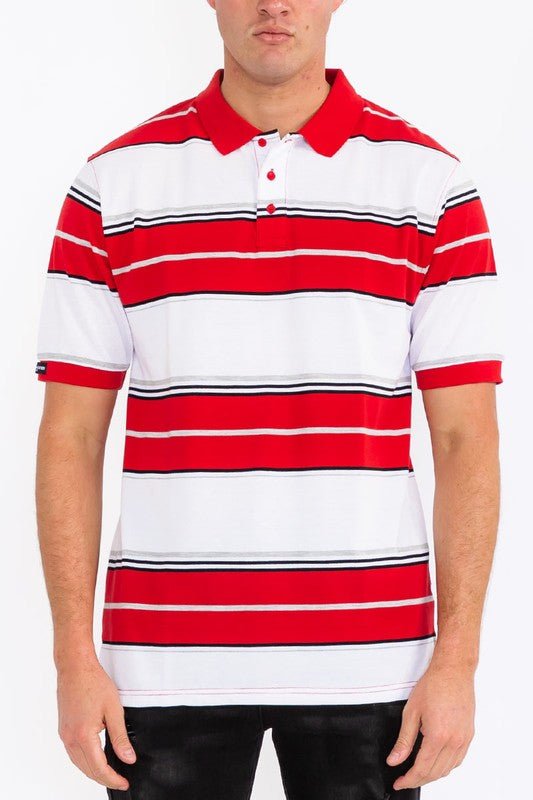 Old School Pique Polo Shirt - Blu Lotus Boutique