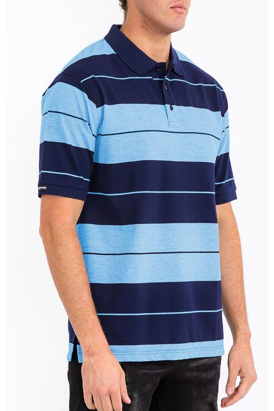 Old School Pique Polo Shirt - Blu Lotus Boutique