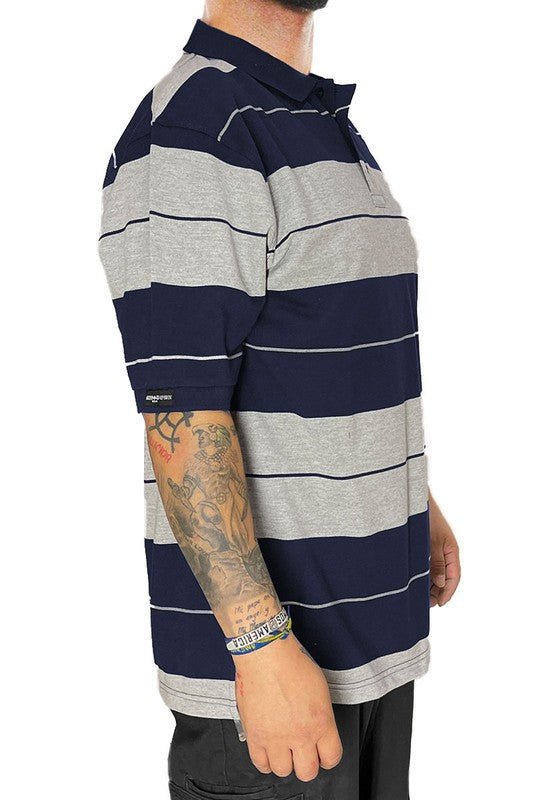 Old School Pique Polo Shirt - Blu Lotus Boutique
