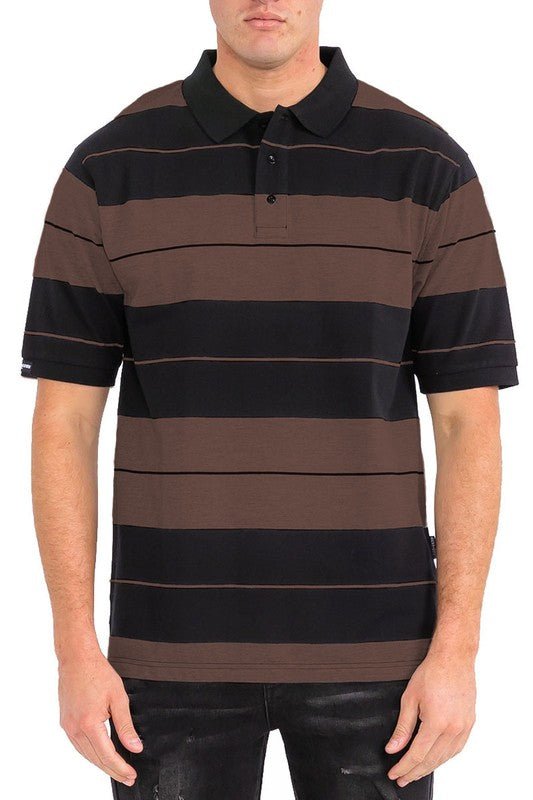 Old School Pique Polo Shirt - Blu Lotus Boutique