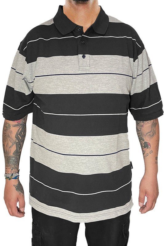 Old School Pique Polo Shirt - Blu Lotus Boutique