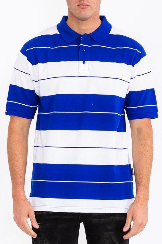 Old School Pique Polo Shirt - Blu Lotus Boutique