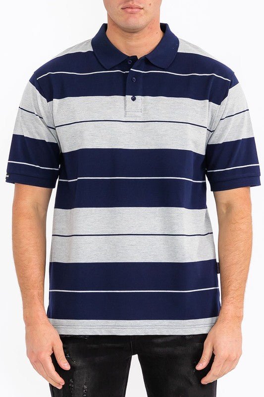 Old School Pique Polo Shirt - Blu Lotus Boutique