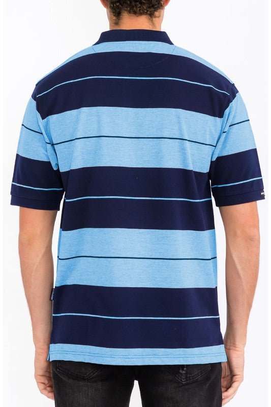 Old School Pique Polo Shirt - Blu Lotus Boutique
