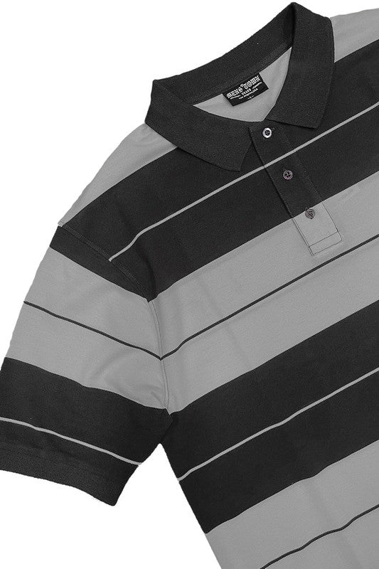 Old School Pique Polo Shirt - Blu Lotus Boutique