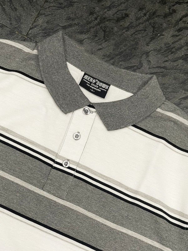Old School Pique Polo Shirt - Blu Lotus Boutique