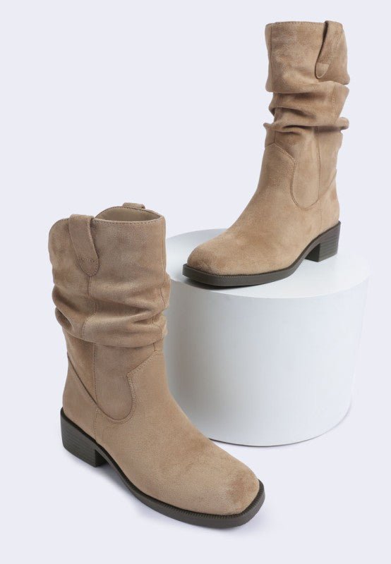 Ottawa Slouchy Cowboy Boots - Blu Lotus Boutique