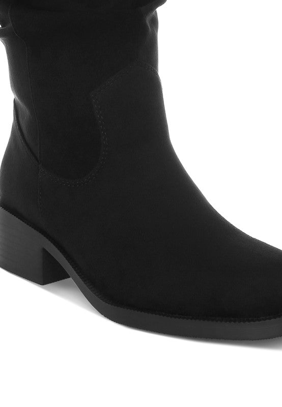Ottawa Slouchy Cowboy Boots - Blu Lotus Boutique