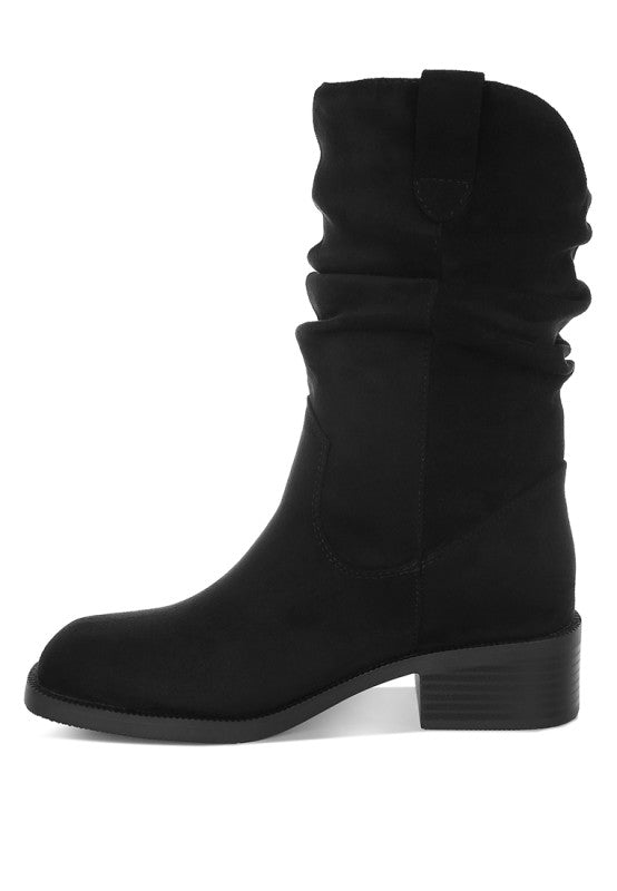 Ottawa Slouchy Cowboy Boots - Blu Lotus Boutique