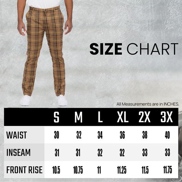 Plaid Trouser Pants - Blu Lotus Boutique