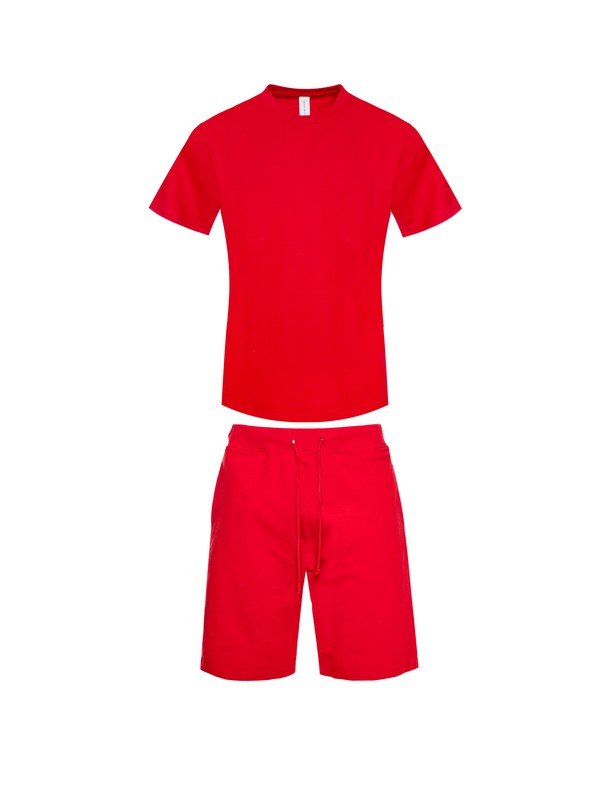 Premium Heavy Weight Single Jersey Short Set - Blu Lotus Boutique