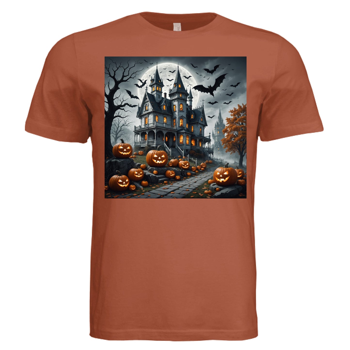Pumpkin House Short Sleeve T-Shirt - Blu Lotus Boutique