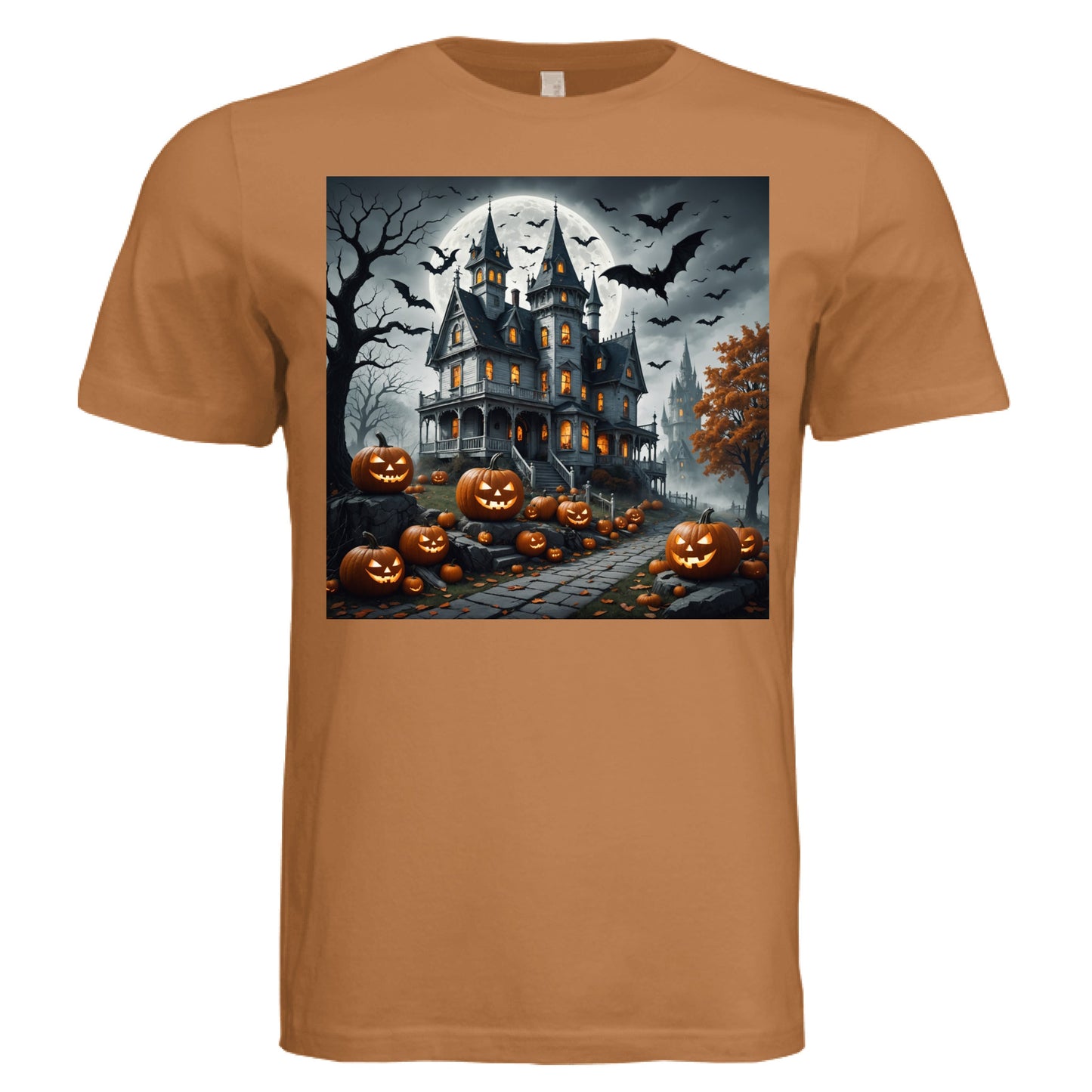 Pumpkin House Short Sleeve T-Shirt - Blu Lotus Boutique