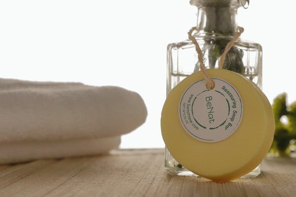 Reassuring Soap Bar. Wheat, Olive, and Almond Oil. - Blu Lotus Boutique