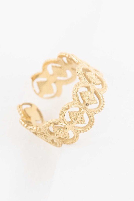 Roma Adjustable Ring - Blu Lotus Boutique