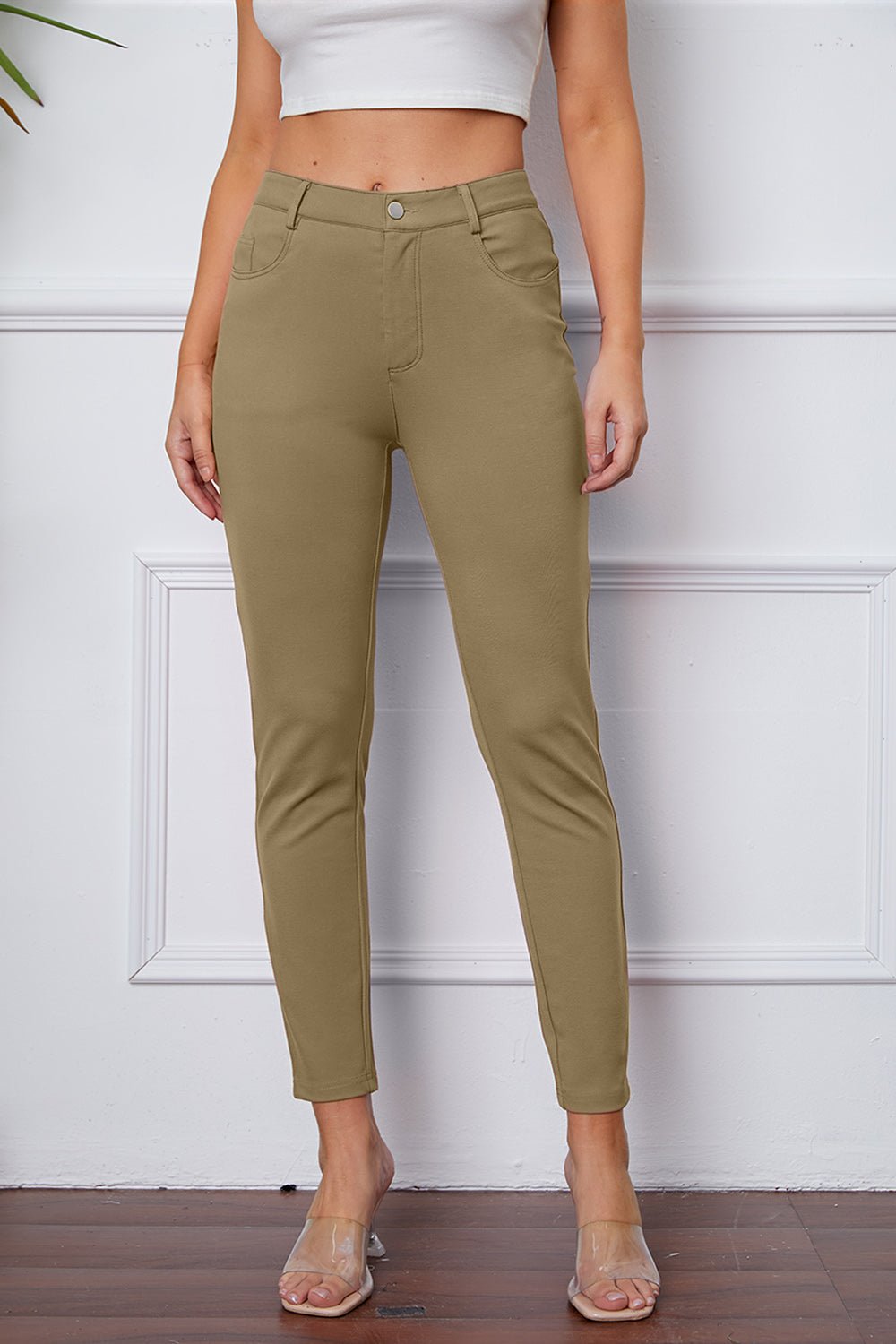 StretchyStitch Pants by Basic Bae - Blu Lotus Boutique