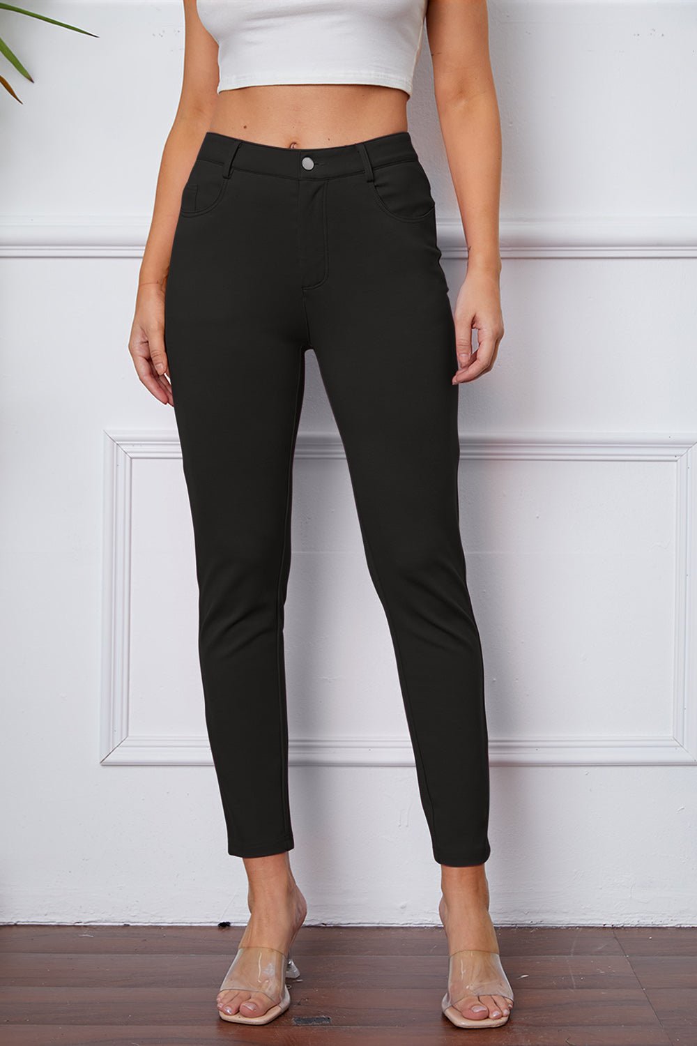 StretchyStitch Pants by Basic Bae - Blu Lotus Boutique