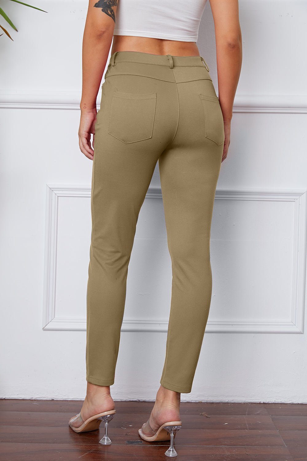 StretchyStitch Pants by Basic Bae - Blu Lotus Boutique