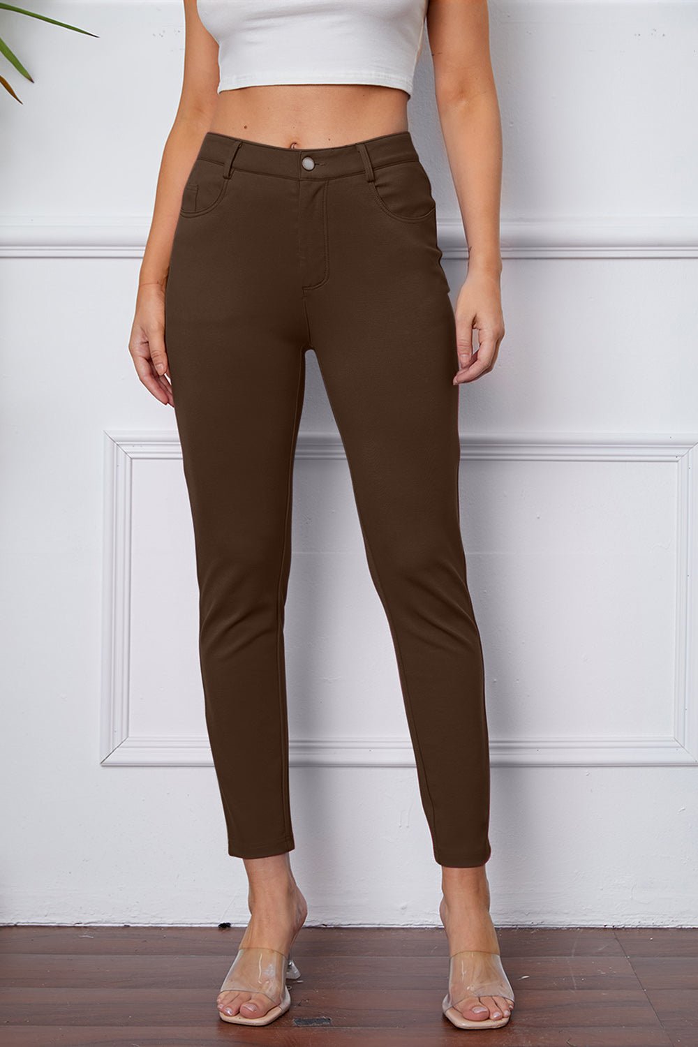 StretchyStitch Pants by Basic Bae - Blu Lotus Boutique