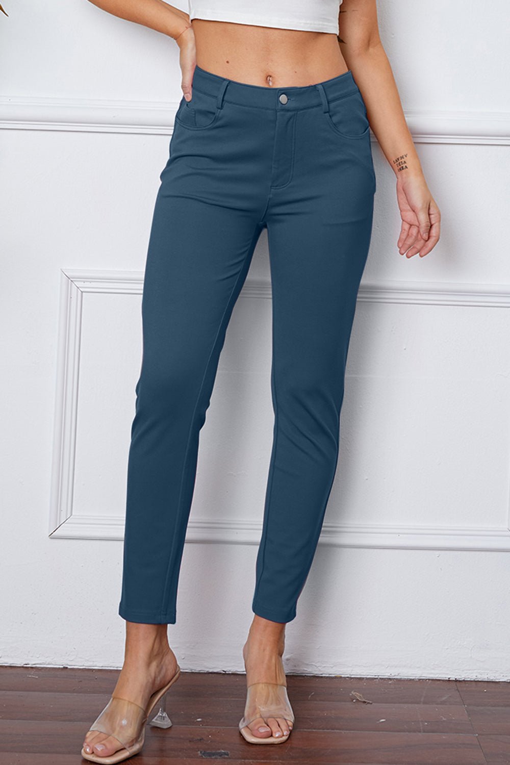 StretchyStitch Pants by Basic Bae - Blu Lotus Boutique