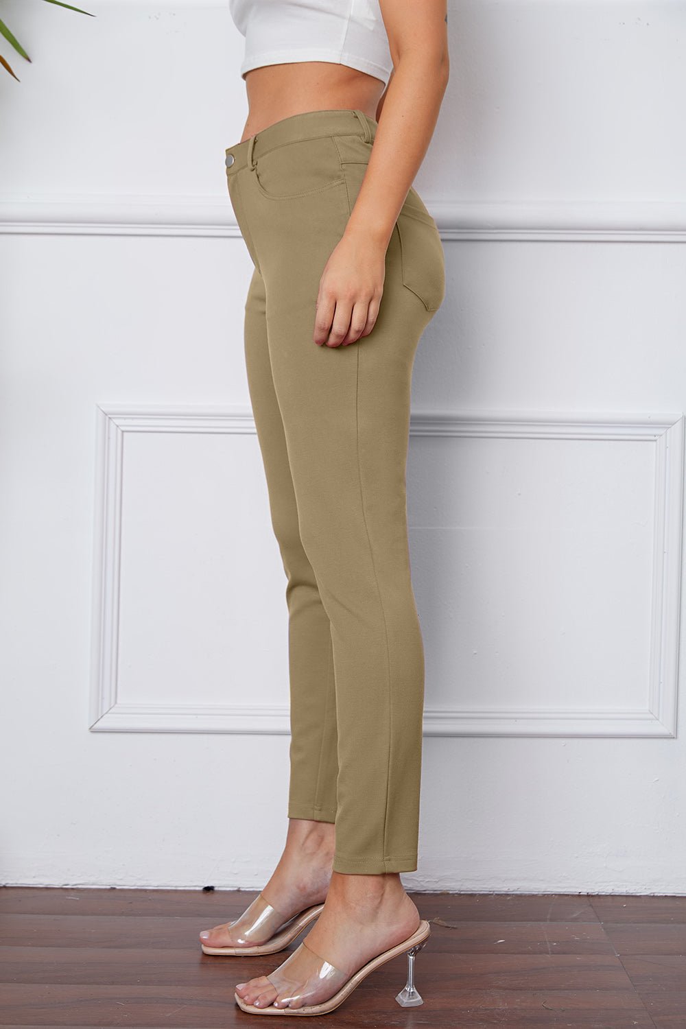 StretchyStitch Pants by Basic Bae - Blu Lotus Boutique