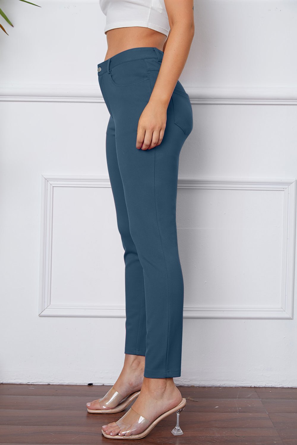 StretchyStitch Pants by Basic Bae - Blu Lotus Boutique
