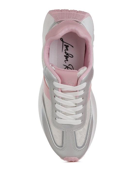 Tapers Glitter Detail Chunky Sneakers - Blu Lotus Boutique