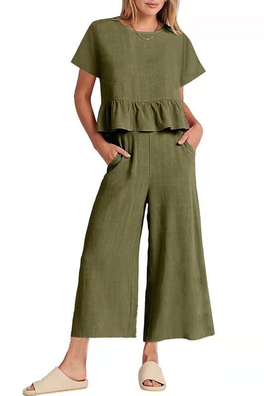 Two Piece Set - Blu Lotus Boutique