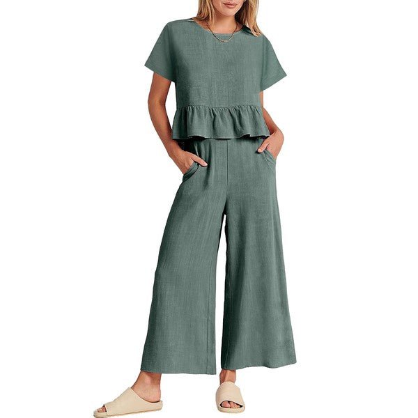 Two Piece Set - Blu Lotus Boutique