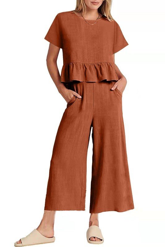 Two Piece Set - Blu Lotus Boutique