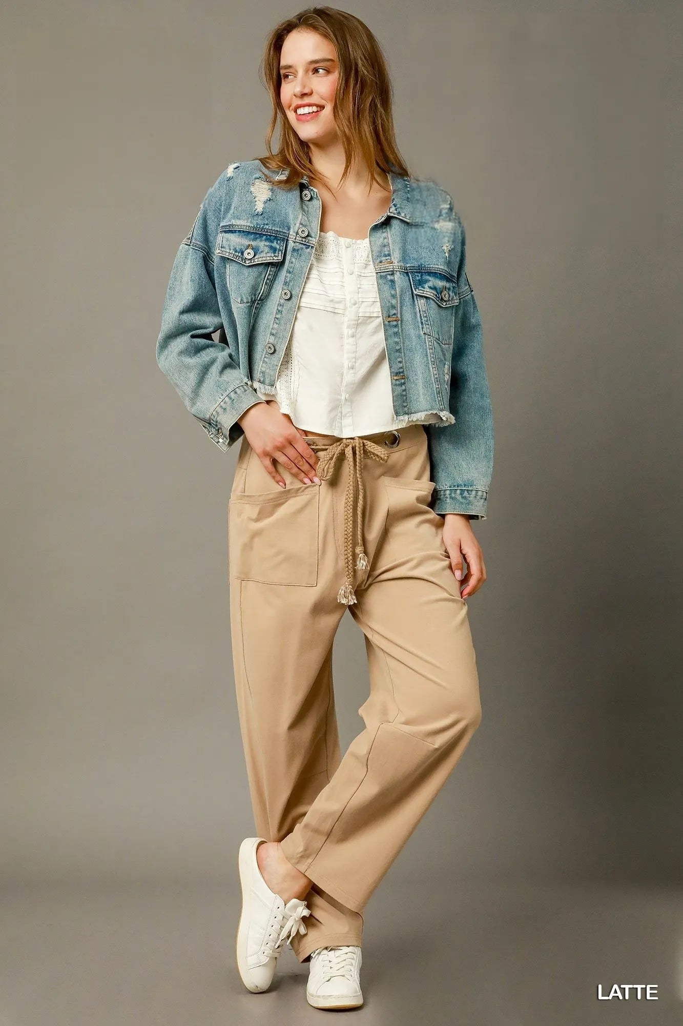 Umgee Cargo - Inspired Drawstring Pants - Blu Lotus Boutique