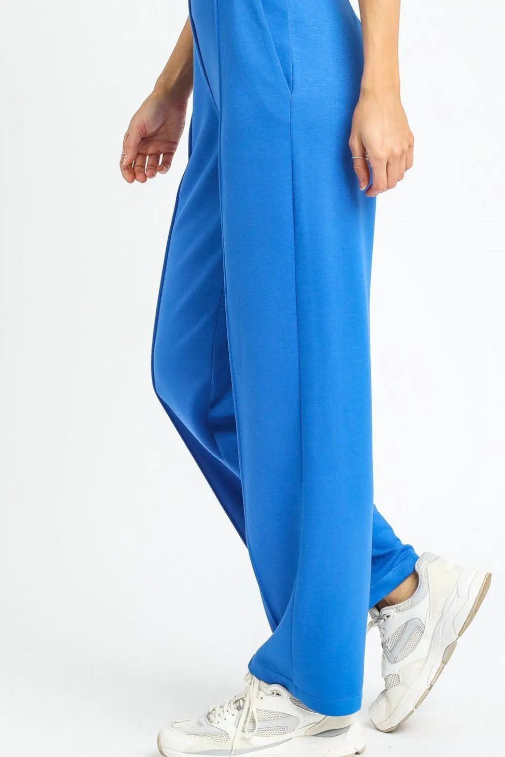 Umgee High Waisted Wide Leg Pants - Blu Lotus Boutique