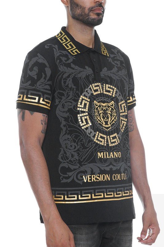 Version Couture Polo Button Down Shirt - Blu Lotus Boutique