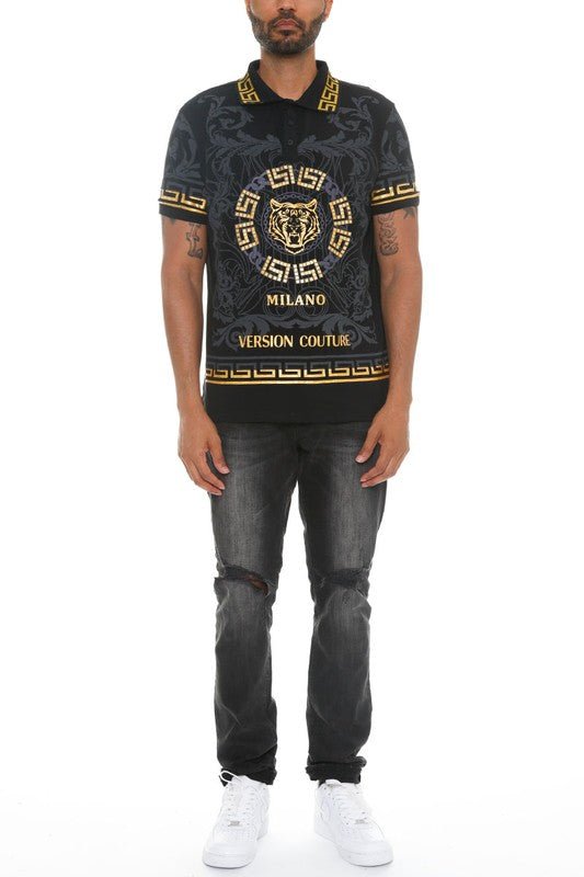 Version Couture Polo Button Down Shirt - Blu Lotus Boutique