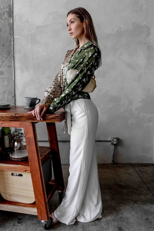 White East Hampton Pants - Blu Lotus Boutique