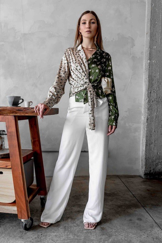 White East Hampton Pants - Blu Lotus Boutique